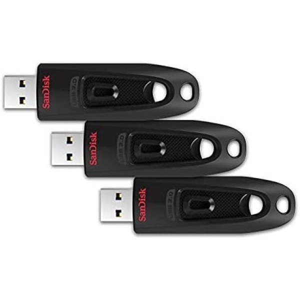 SanDisk 32GB 3-Pack Ultra USB 3.0 Flash Drive 32GB