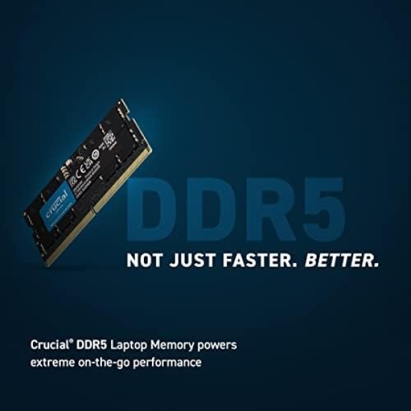 Crucial RAM 32GB Kit (2x16GB) DDR5 5600MHz (or 5200MHz or 4800MHz) - Image 2