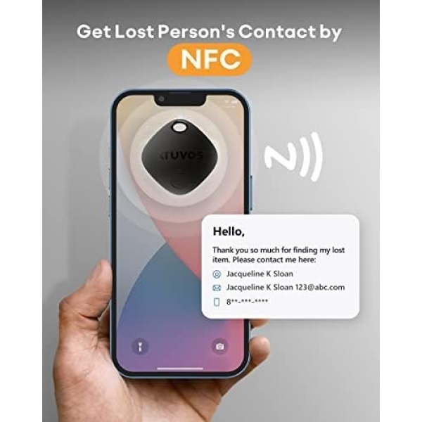 ATUVOS Key Finder, Bluetooth Tracker Works with Apple Find My (iOS only), IP67 - Image 4