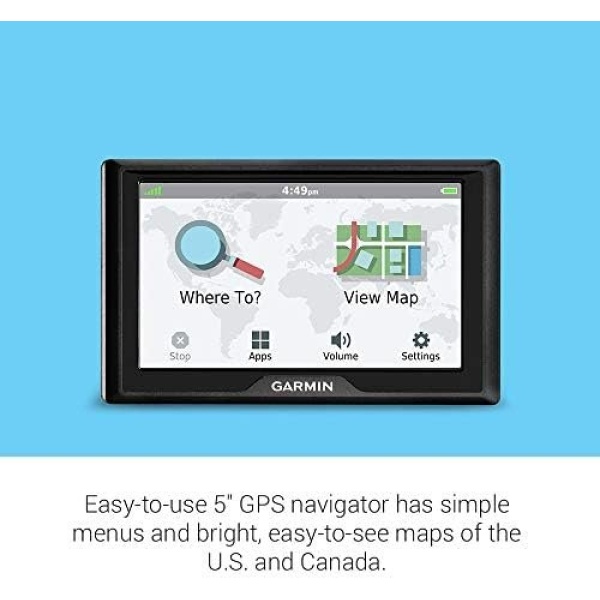 Garmin 010-02036-06 Drive 52, GPS Navigator with 5” Display, Simple On-Screen - Image 4