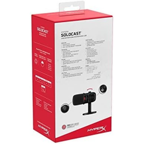 HyperX SoloCast – USB Condenser Gaming Microphone, for PC, PS4, PS5 and Mac - Image 10