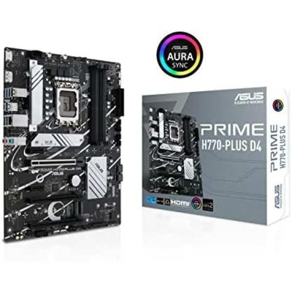 ASUS Prime H770-PLUS D4 Intel® H770(13th and 12th Gen) LGA 1700 ATX Motherboard - Image 2