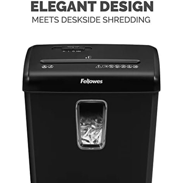 Fellowes PowerShred P-30C 6 Sheet Cross-Cut Deskside Paper Shredder for The Home - Image 6