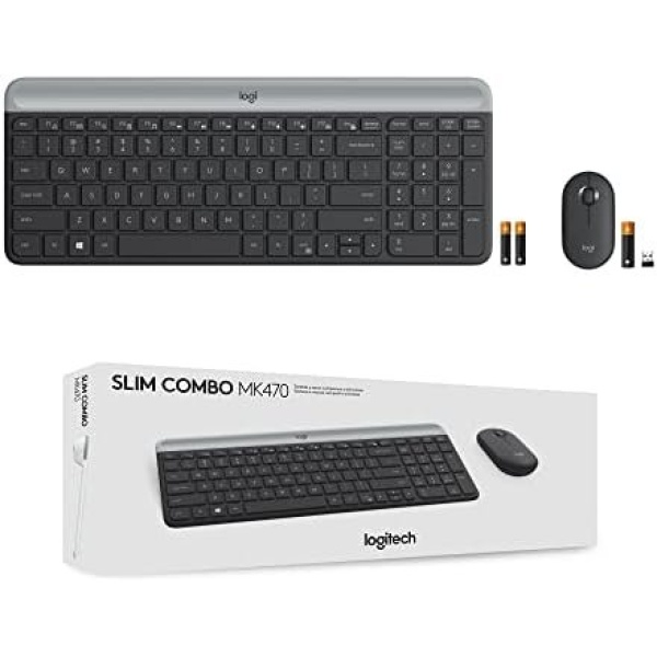 Logitech MK470 Slim Wireless Keyboard and Mouse Combo - Modern Compact Layout - Image 11