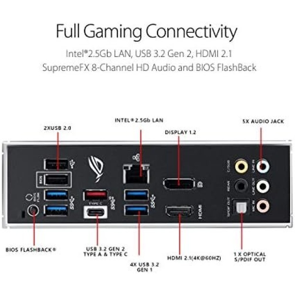 Asus ROG Strix B550-F Gaming WiFi II AMD AM4 (3rd Gen Ryzen) ATX Motherboard - Image 5