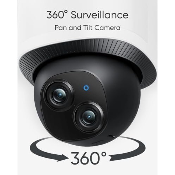 eufy Security Floodlight Camera E340 Wired, 360° Pan and Tilt, 24/7 Recording - Image 3