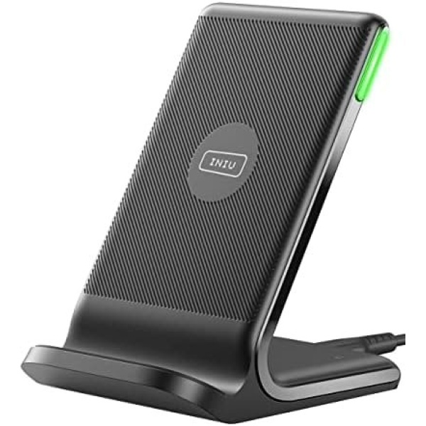INIU Wireless Charger, 15W Fast Wireless Charging Station with Sleep-Friendly - Image 7
