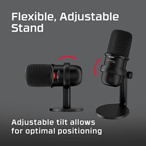 HyperX SoloCast – USB Condenser Gaming Microphone, for PC, PS4, PS5 and Mac - Image 3