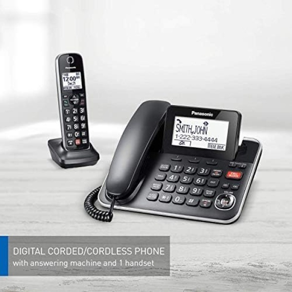 Panasonic Home Phone KX-TGF870 (1 Handset 1 Corded) - Image 3