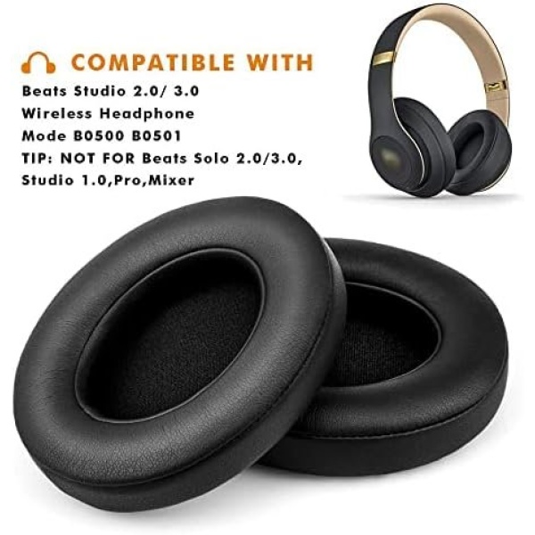 HiFan Replacement Ear Pads for Beats Studio 2.0 & 3.0 Wired/Wireless - Image 9