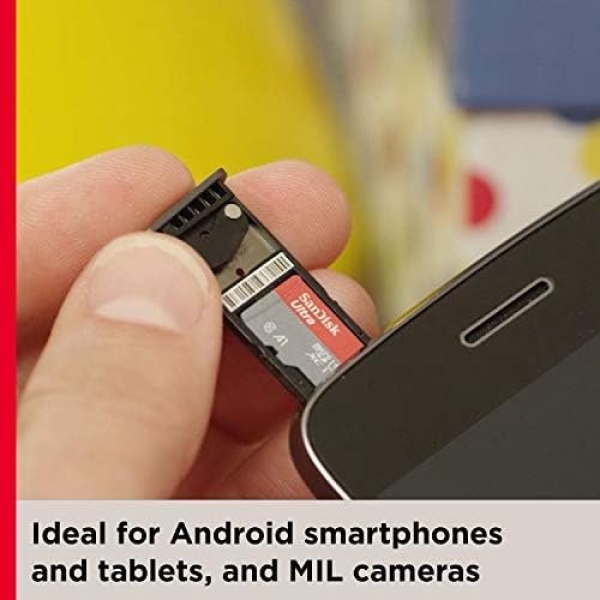 SanDisk 128GB Ultra microSDXC UHS-I Memory Card with Adapter - 120MB/s - Image 3