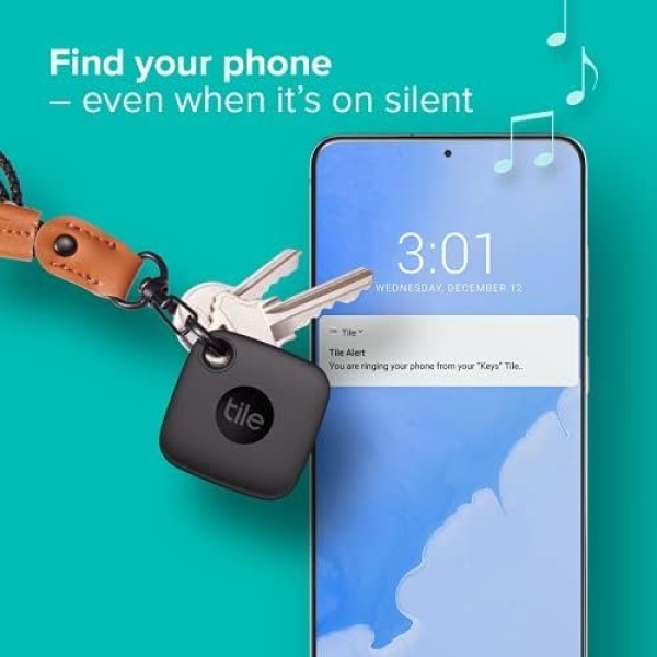 Tile Mate 2-Pack. Bluetooth Tracker, Keys Finder and Item Locator for Keys, Bags - Image 5