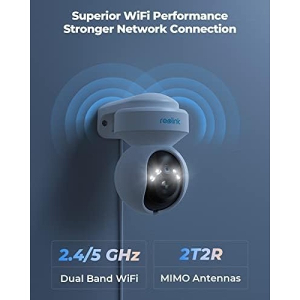 REOLINK E1 Outdoor Plug-in WiFi Security Camera, 5MP HD PTZ Camera for Home - Image 6