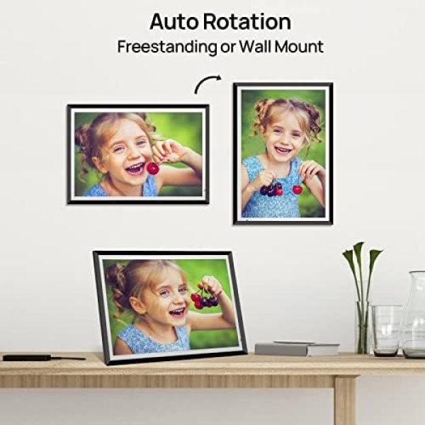 32GB 13.5 Inch Wi-Fi Digital Picture Frame with 3K IPS LCD Touch Screen - Image 6