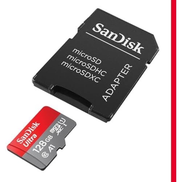SanDisk 128GB Ultra microSDXC UHS-I Memory Card with Adapter - Up to 140MB/s - Image 2