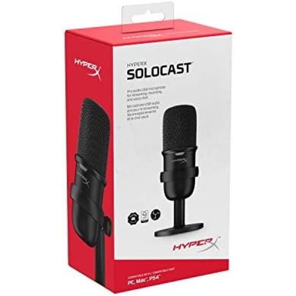 HyperX SoloCast – USB Condenser Gaming Microphone, for PC, PS4, PS5 and Mac - Image 9
