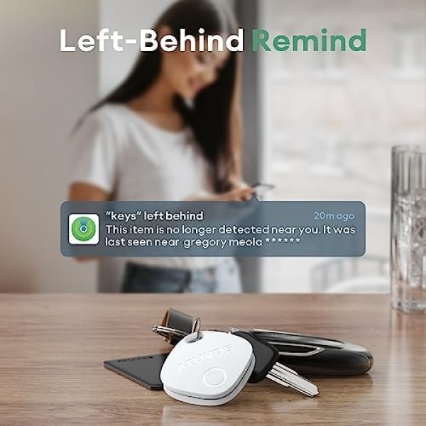 ATUVOS 1 Pack Key Finder, Bluetooth Tracker Pairs with Apple Find My (iOS Only) - Image 3