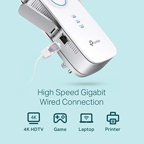 TP-Link AC2600 WiFi Extender(RE650), Up to 2600Mbps, Dual Band WiFi Range - Image 6