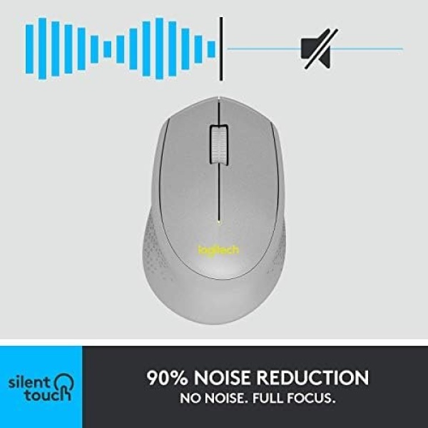 Logitech M330 SILENT PLUS Wireless Mouse, 2.4GHz with USB Nano Receiver - Image 2