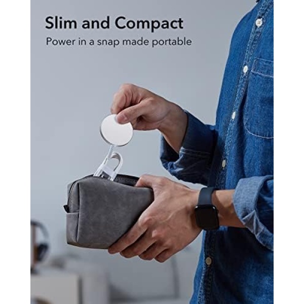 ESR HaloLock Mini Wireless Charger, MagSafe-Compatible Charger Compatible - Image 8