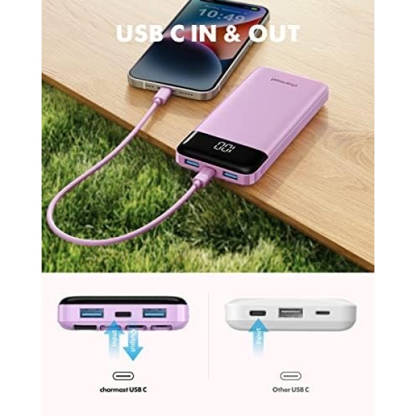 Portable Charger with Built in Cables, Portable Charger with Cords Wires Slim - Image 8