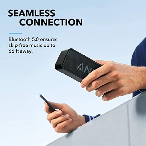 Upgraded, Anker Soundcore Bluetooth Speaker with IPX5 Waterproof, Stereo Sound - Image 6