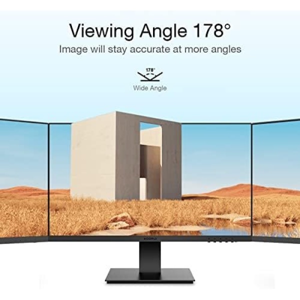 KOORUI 24 Inch Monitor, Full HD 1080p VA LED Computer Monitor, 75Hz FHD 1920 x - Image 3