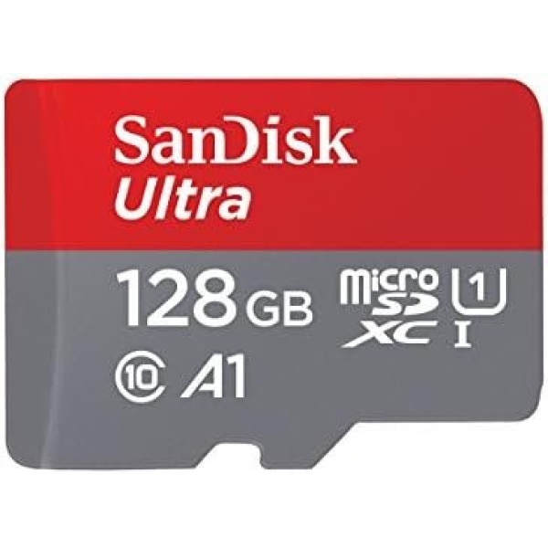 SanDisk 128GB Ultra microSDXC UHS-I Memory Card with Adapter - 120MB/s