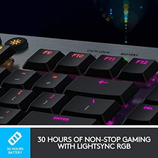 Logitech G915 Mechanical Gaming Keyboard, Low Profile GL Linear Key Switch - Image 5
