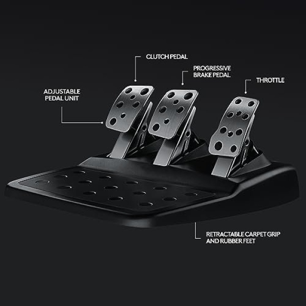 Logitech G29 Driving Force Racing Wheel and Floor Pedals, Real Force Feedback - Image 7