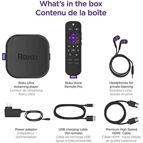 Roku Ultra LT (4K/HDR/HD) Streaming Player with Enhanced Voice Remote - Image 11