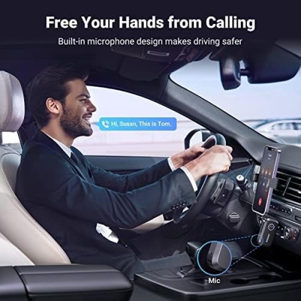 UGREEN 5.3 Aux Bluetooth Adapter for Car, [Greater Connection] 3.5mm - Image 4