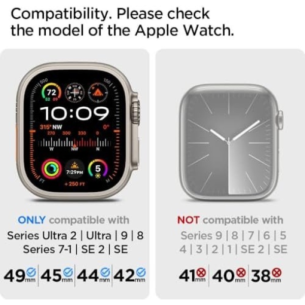 Spigen DuraPro Armor Designed for Apple Watch Band for Apple Watch Ultra2/Apple - Image 2