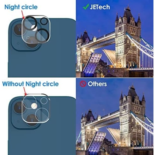 JETech Screen Protector for iPhone 13 6.1-Inch with Camera Lens Protector - Image 6