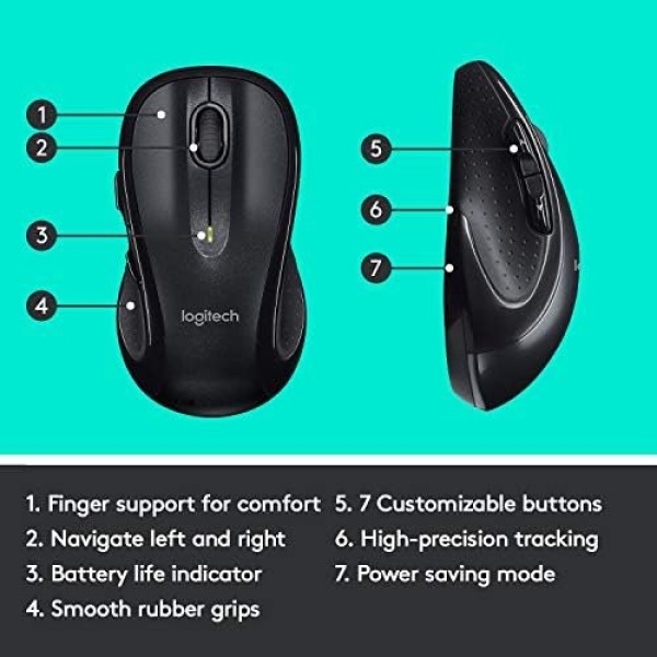 Logitech MK735 Performance Wireless Keyboard & Mouse Combo - Image 7