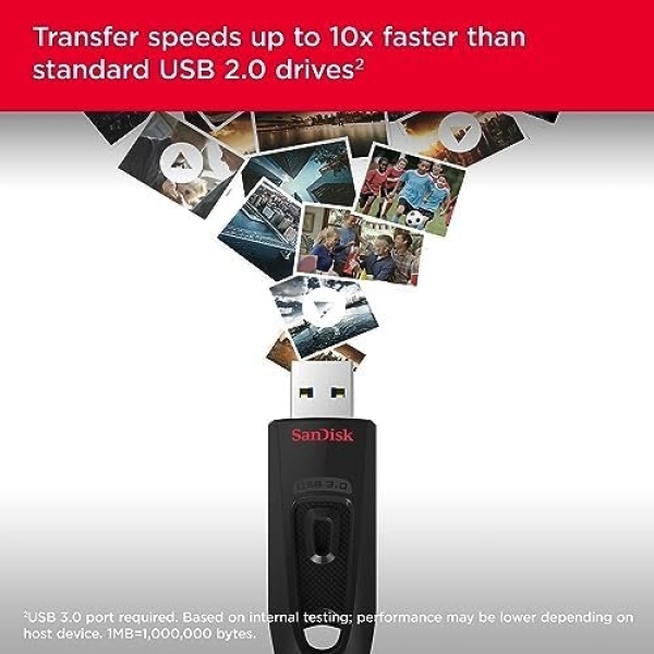 SanDisk 32GB 3-Pack Ultra USB 3.0 Flash Drive 32GB - Image 2