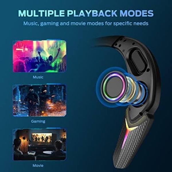 Monster Stinger Neck Speaker, Neckband Bluetooth Speaker with 10H Playtime, True - Image 4