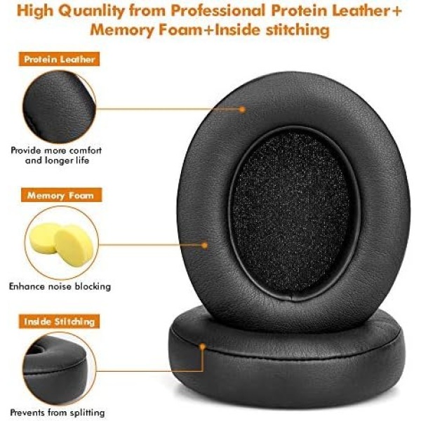 HiFan Replacement Ear Pads for Beats Studio 2.0 & 3.0 Wired/Wireless - Image 4