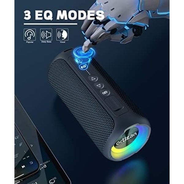 Bluetooth Speakers, Ortizan 40W Loud Stereo Portable Speaker, IPX7 Waterproof - Image 4