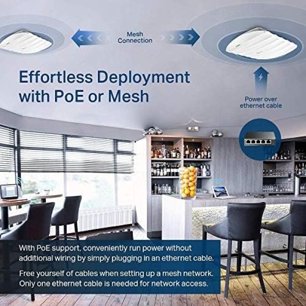 TP-Link EAP245 V3 | Omada AC1750 Gigabit Wireless Access Point | Business WiFi - Image 4