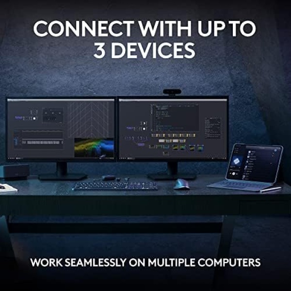 Logitech MX Keys S Wireless Keyboard, Low Profile, Quiet Typing, Backlighting - Image 11