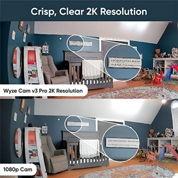 WYZE Cam v3 with Color Night Vision, Wired 1080p HD Indoor/Outdoor Video Camera - Image 3