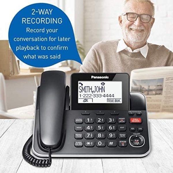 Panasonic Home Phone KX-TGF870 (1 Handset 1 Corded) - Image 8
