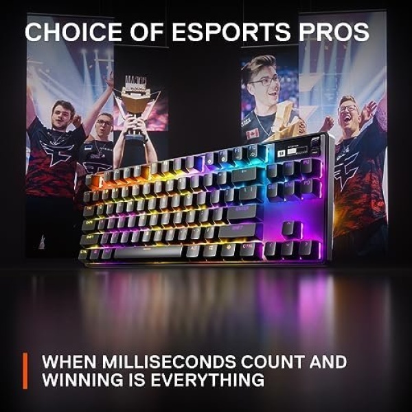SteelSeries Apex Pro TKL HyperMagnetic Gaming Keyboard - World's Fastest - Image 6