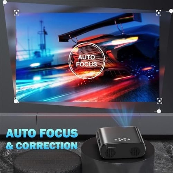 Projector with WiFi-6 and Bluetooth 5.2, 680 ANSI Portable Outdoor - Image 2