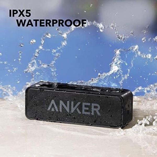 Upgraded, Anker Soundcore Bluetooth Speaker with IPX5 Waterproof, Stereo Sound - Image 5