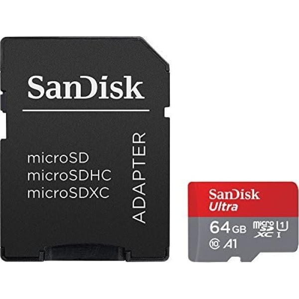 SanDisk 64GB Ultra MicroSDXC UHS-I Memory Card with Adapter - Image 3