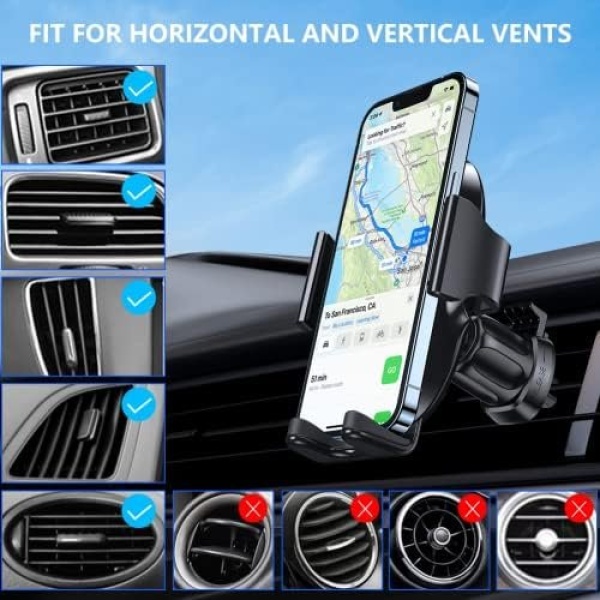 Miracase Upgraded-2nd Generation Universal Phone Holder for Car, Air Vent Car - Image 5