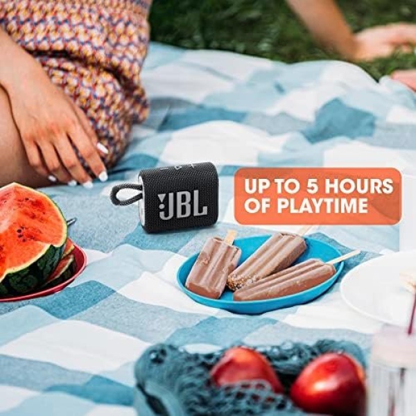 JBL Go 3: Portable Speaker with Bluetooth, Built-in Battery, Waterproof - Image 5