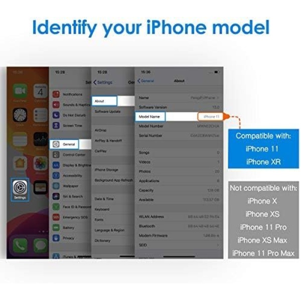 JETech Screen Protector for iPhone 11 and iPhone XR 6.1-Inch, Tempered Glass - Image 2
